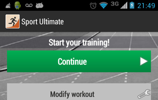 Sport Trainer Ultimate screenshot 1