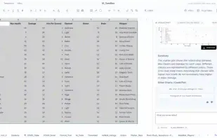 Sourcetable screenshot 1