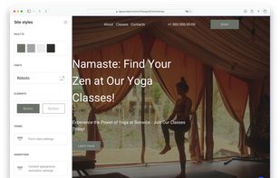 Customising website styles