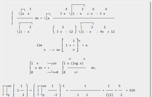 tex2unicode screenshot 1