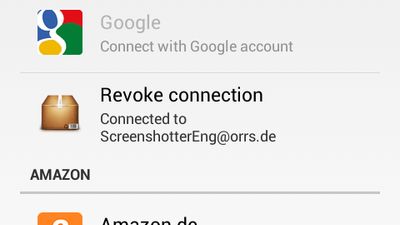 Synchronization settings