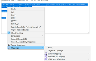 AE Creations Clippings screenshot 1