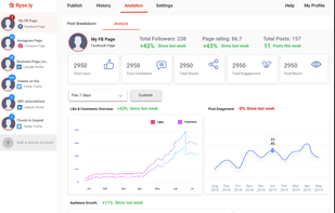 Ryzely - Unlimited Social Media Management screenshot 2
