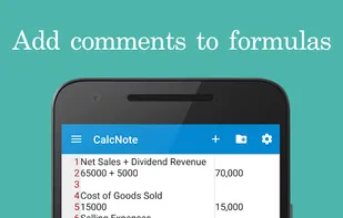 CalcNote screenshot 1