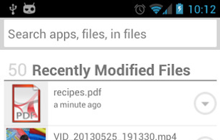 AndroSearch screenshot 1