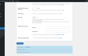 Sitemap WordPress Plugin screenshot 1