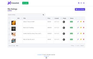 Crosslist screenshot 1