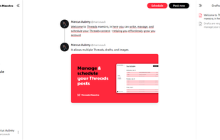 Intuitive thread writer