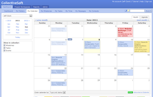 Coordinate with team members using project calendars