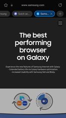Samsung Internet screenshot 1