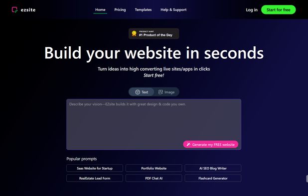 ezsite AI screenshot 1