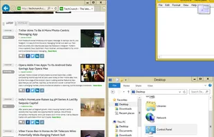 Dock window to sides or corners