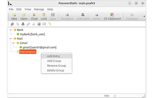 Password Safe screenshot 1
