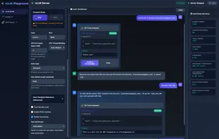 MCP (Model Context Protocol) integration enables models to use external tools with human-in-the-loop approval.
