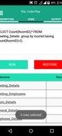 SQL Code Play screenshot 1