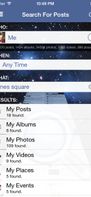 Enter "times square" as keywords and see all matching posts, photos videos and more.