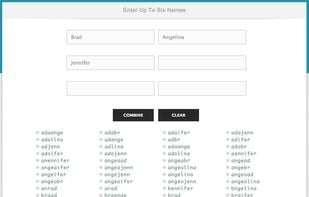 Name Combiner screenshot 1