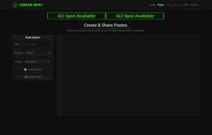 Create a Paste Page