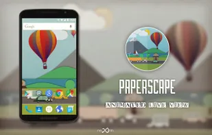 Paperscape-Live Wallpaper screenshot 1