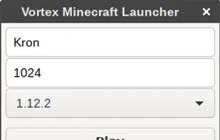 Vortex Minecraft Launcher screenshot 1