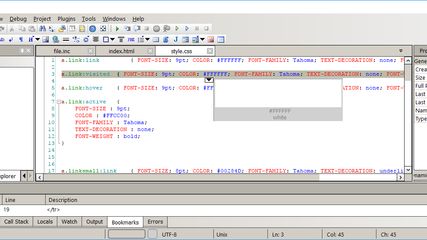 CodeLobster IDE screenshot 1