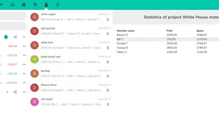 Nextcloud Cospend screenshot 1