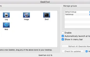 GeekTool screenshot 3