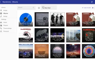 Navidrome screenshot 1