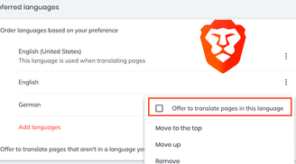 Brave Translate expands to 108 languages image