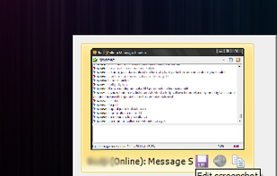Capture window - then you can easily edit or upload image