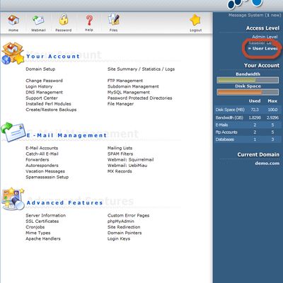 directadmin vs cpanel