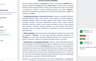 Forget about back and forth via email and hidden redlines. AXDRAFT allows you to collaborate internally with real-time redline, approvals and complete version control.
Invite your vendors and customers to collaborate with you on legal documents without the need for them to be registered users of AXDRAFT.