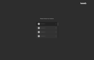 Login with account overview