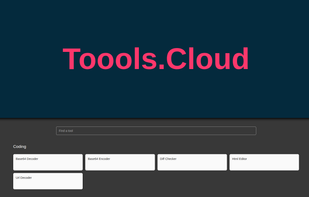 Toools.cloud screenshot 2