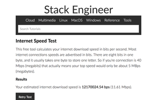 Internet Speed Test screenshot 1