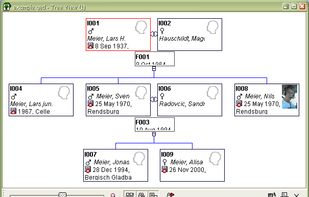 GenealogyJ screenshot 2