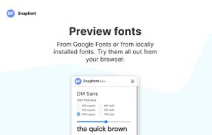 Snapfont screenshot 1
