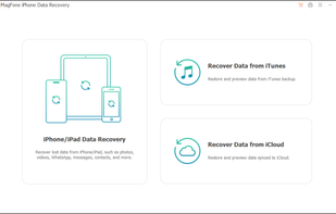 MagFone iPhone Data Recovery interface