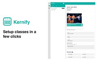 Setup classes in a few clicks