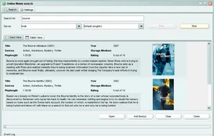 Online search using IMDB