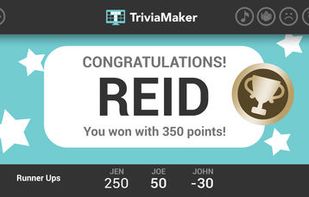 create your own trivia game