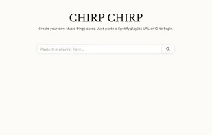 Chirp Chirp: Music Bingo screenshot 1