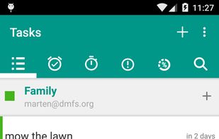 OpenTasks screenshot 1