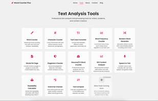 Tools page of Word Counter Plus

link is:
https://wordcounterplusapp.com/tools