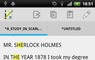 Jota+ Text Editor screenshot 1