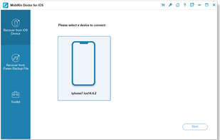 MobiKin Doctor for iOS screenshot 1