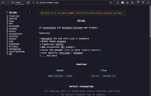 Glide Browser screenshot 1