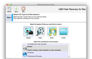 321Soft USB Flash Recovery screenshot 1