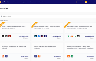 Explore pre-configured journeys created by our automation experts, import and modify them as per your needs and go live in just a few minutes.