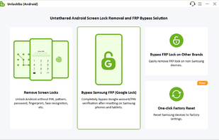iToolab UnlockGo Android home screen for Windows